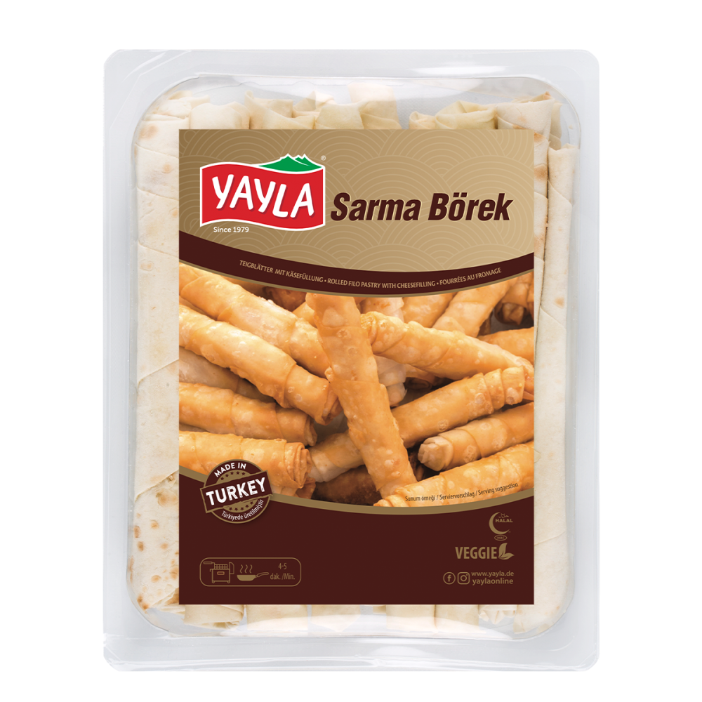 Teigblätterröllchen mit Weichkäse