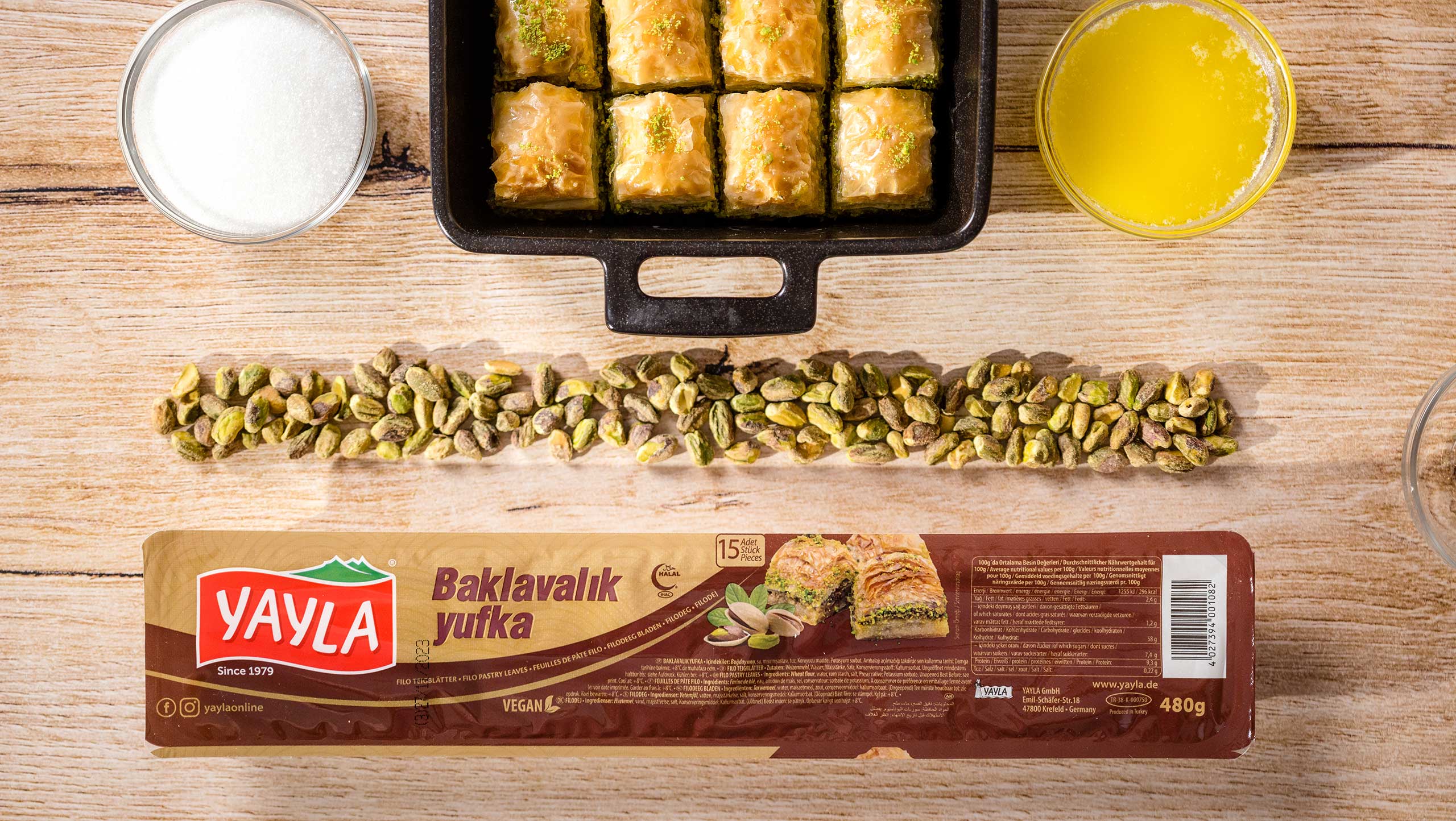 Blätterteig für Börek und Baklava