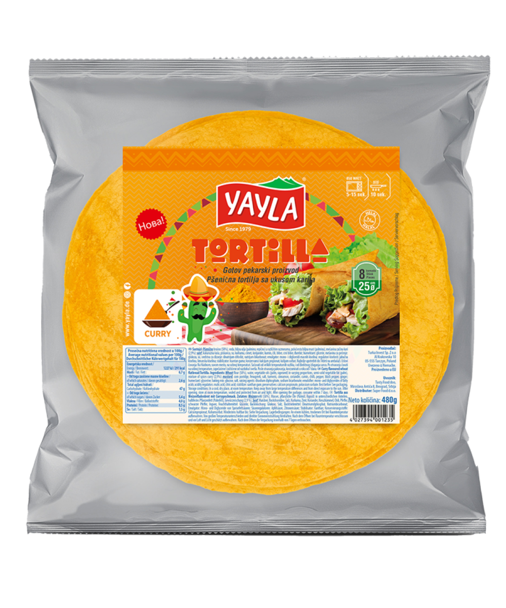 Tortilla - Curry | yayla.de