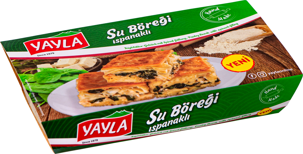 Pastry Borek with spinach filling