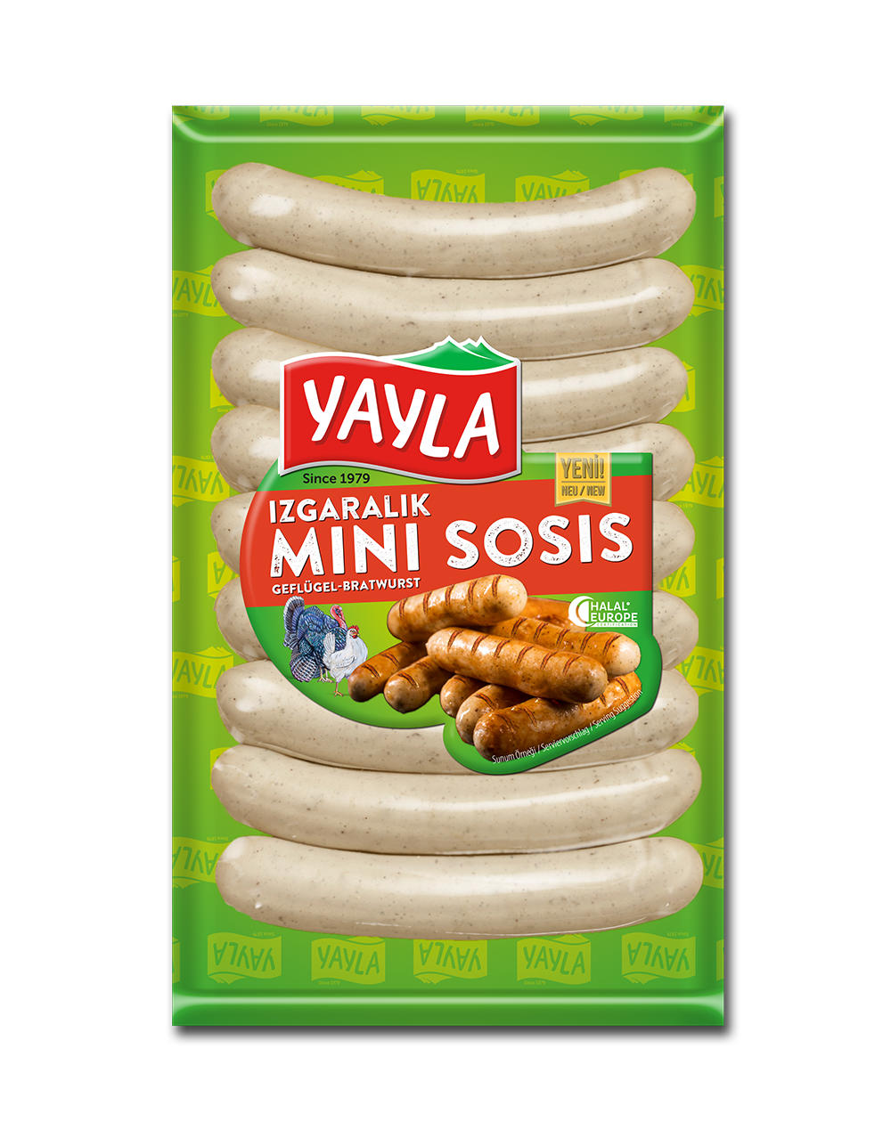 Mini-Poultry Fried Bratwurst Sausage