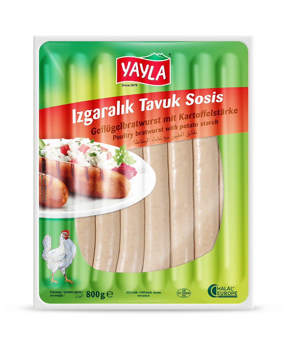 IZGARALIK TAVUK SOSİS