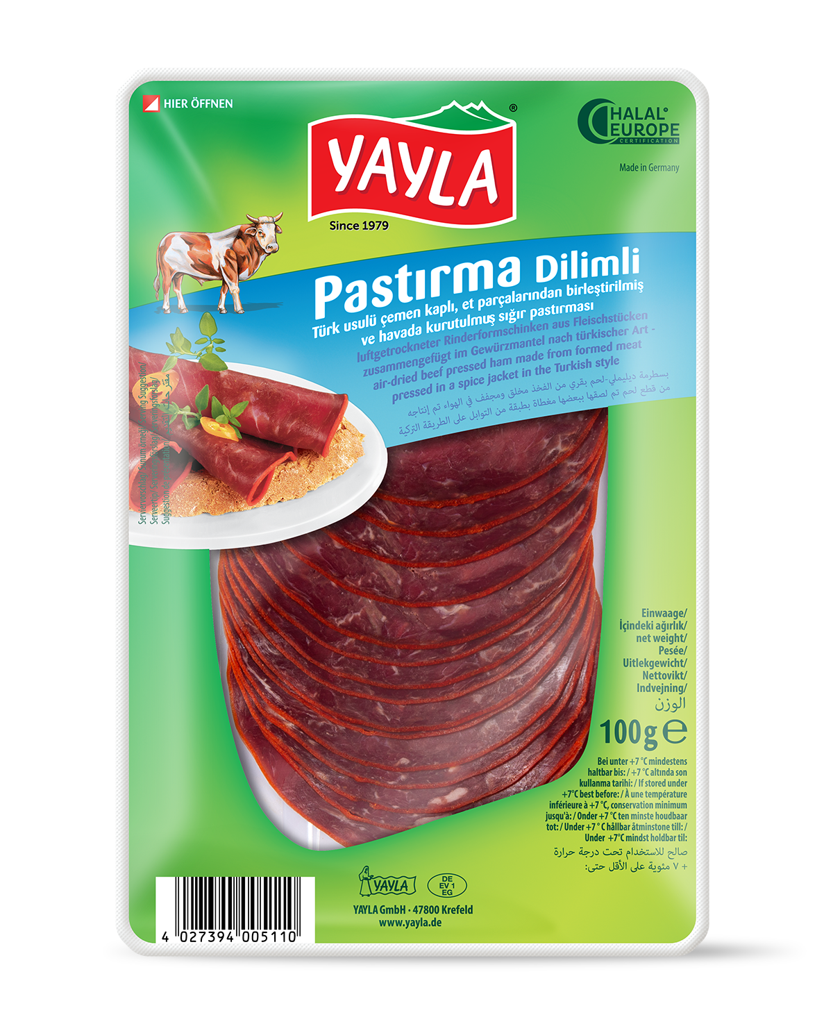 Air dried Beef Pastirma